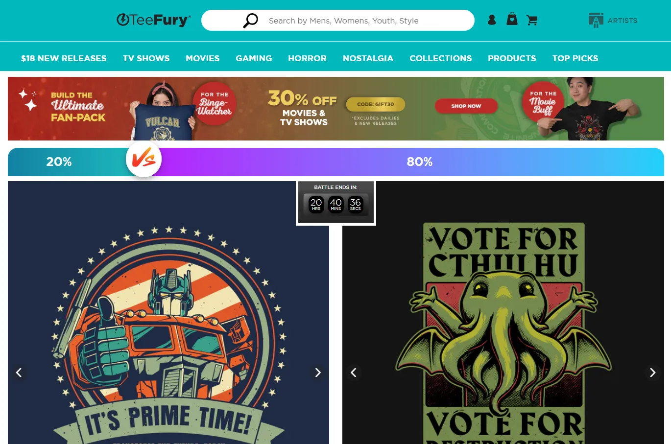 4. TeeFury